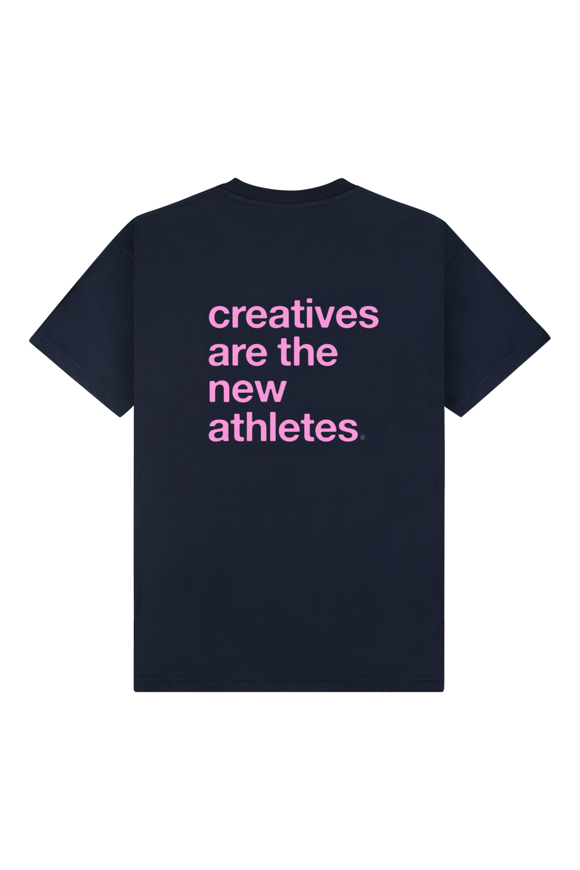 Catna Tee | Navy Blue / Pink