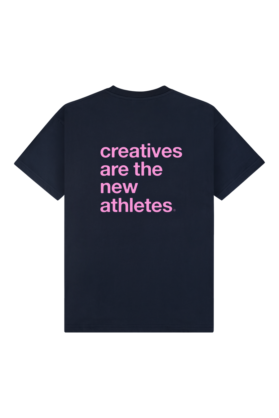 Catna Tee Navy/Pink Back -2