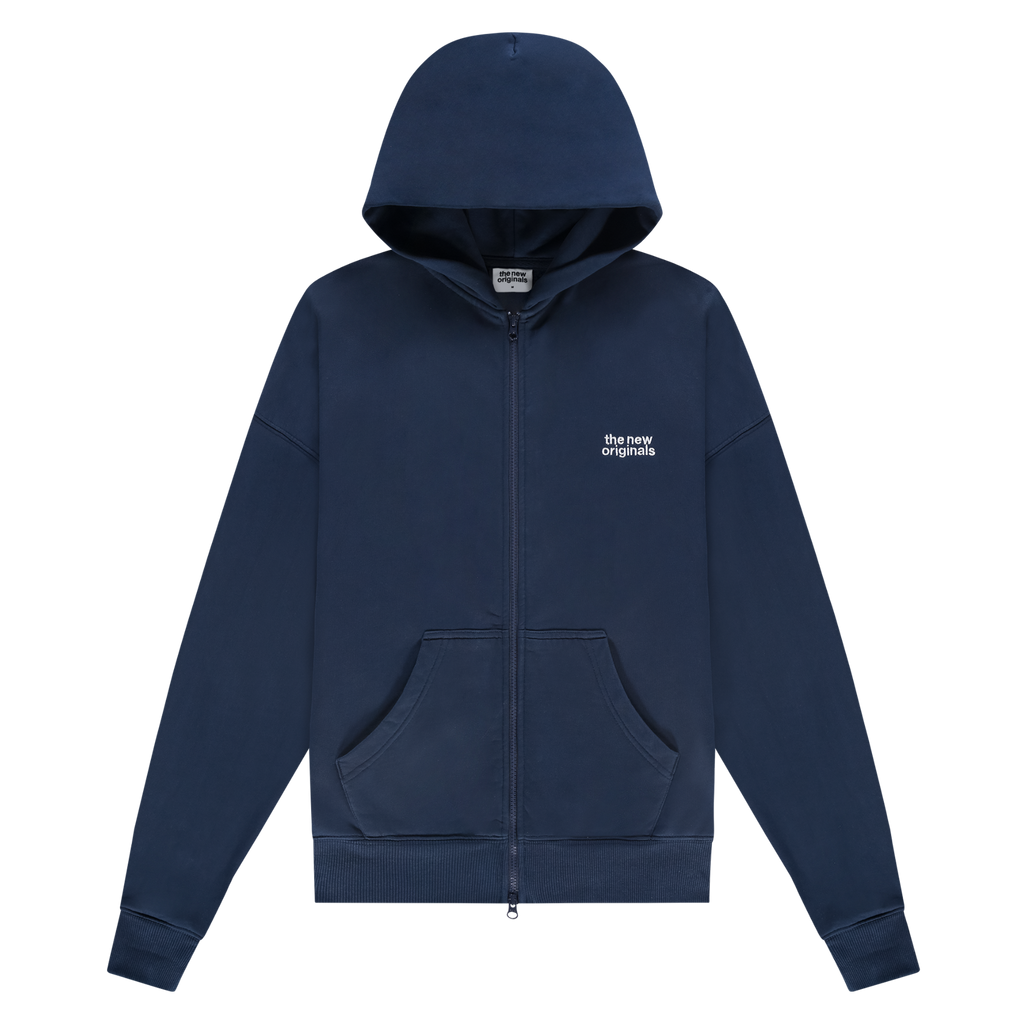 CATNA Zip Up Hoodie Navy
