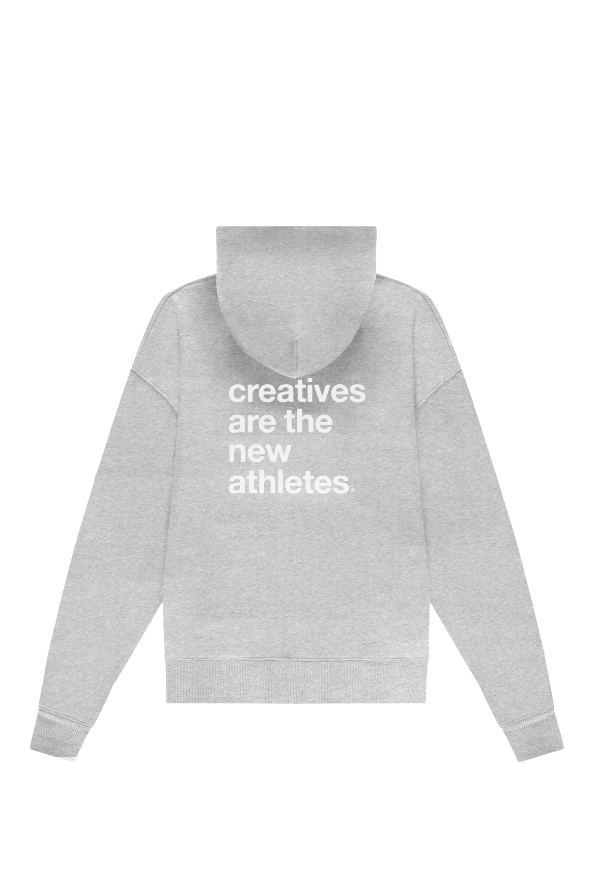 CATNA Zip Up Hoodie | Light Grey melange