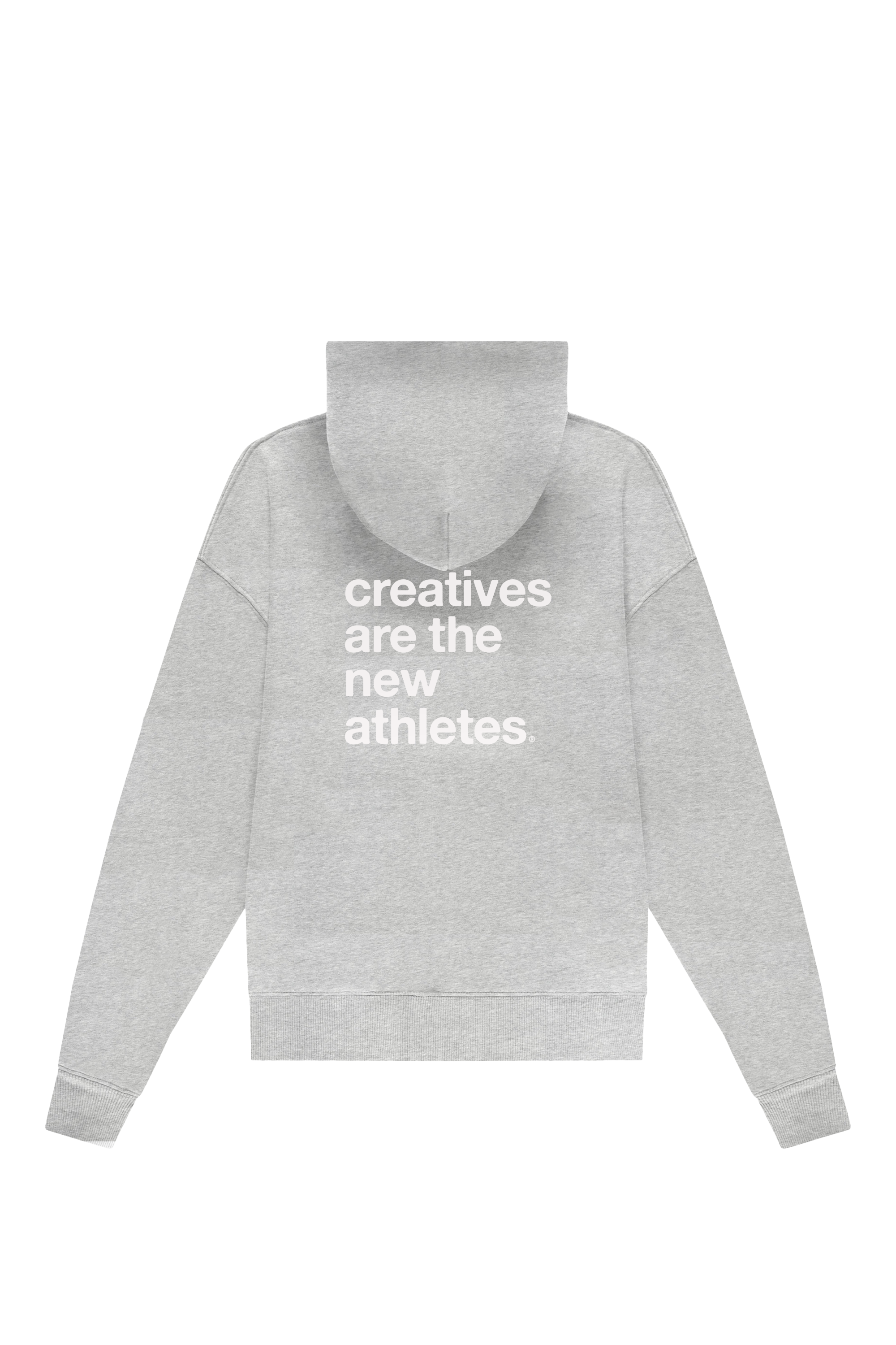 CATNA Zip Up Hoodie Light Grey Melange