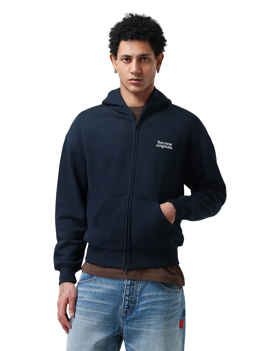 CATNA Zip Up Hoodie | Stock Navy