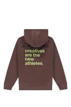Catna Hoodie | Potting soil/ Lime