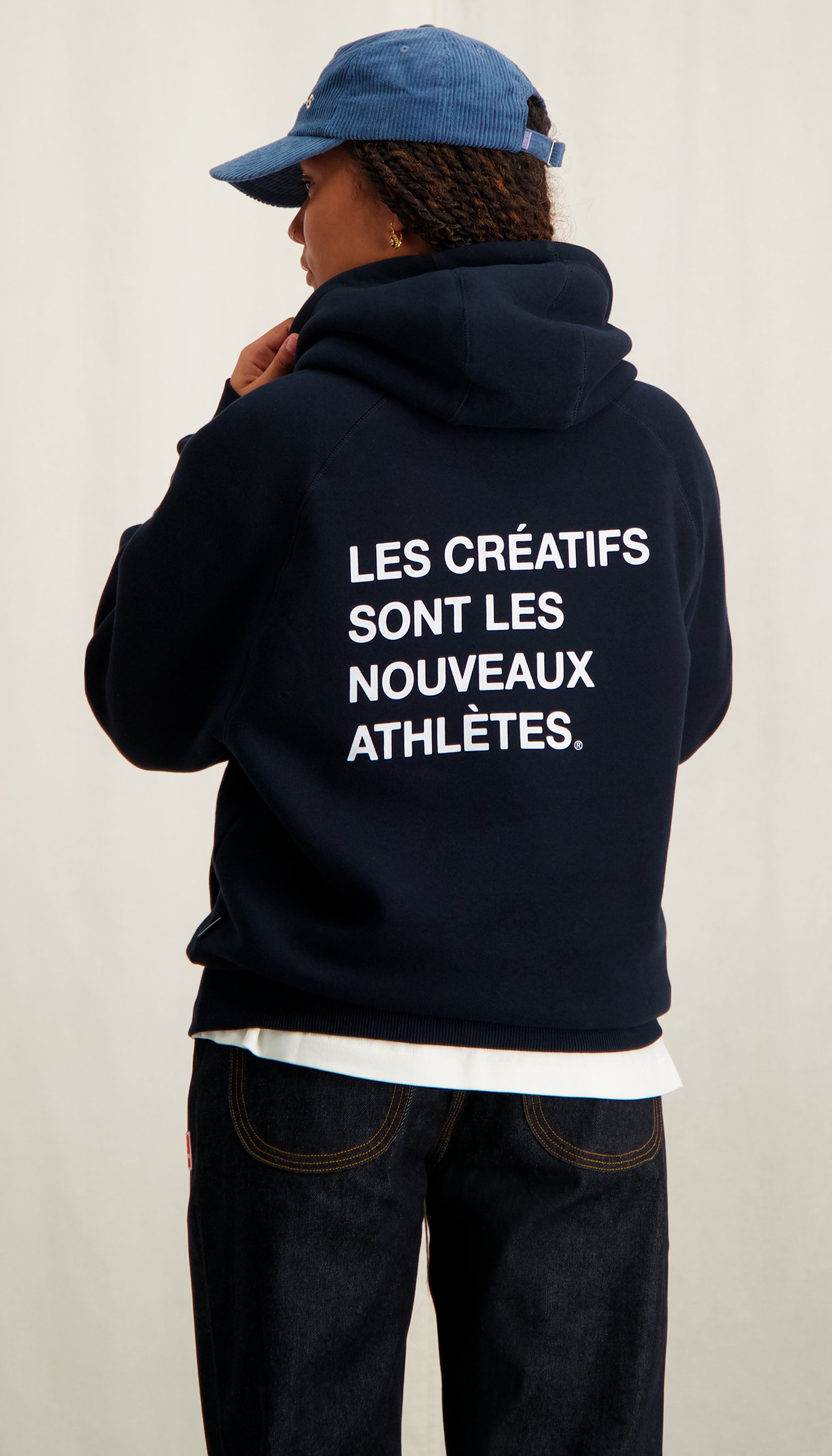 CATNA French Hoodie Navy | Navy