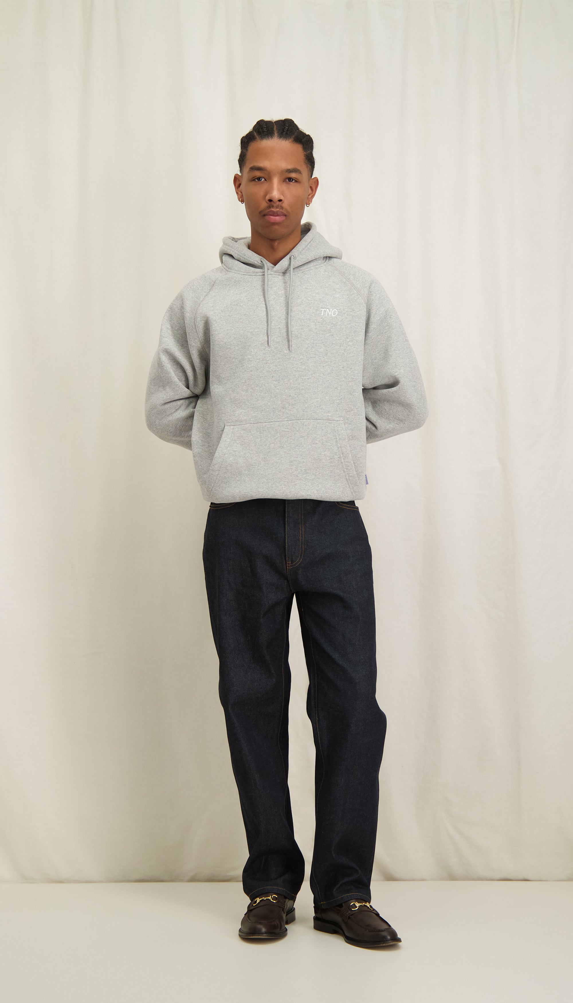Catna Hoodie | Light Grey melange