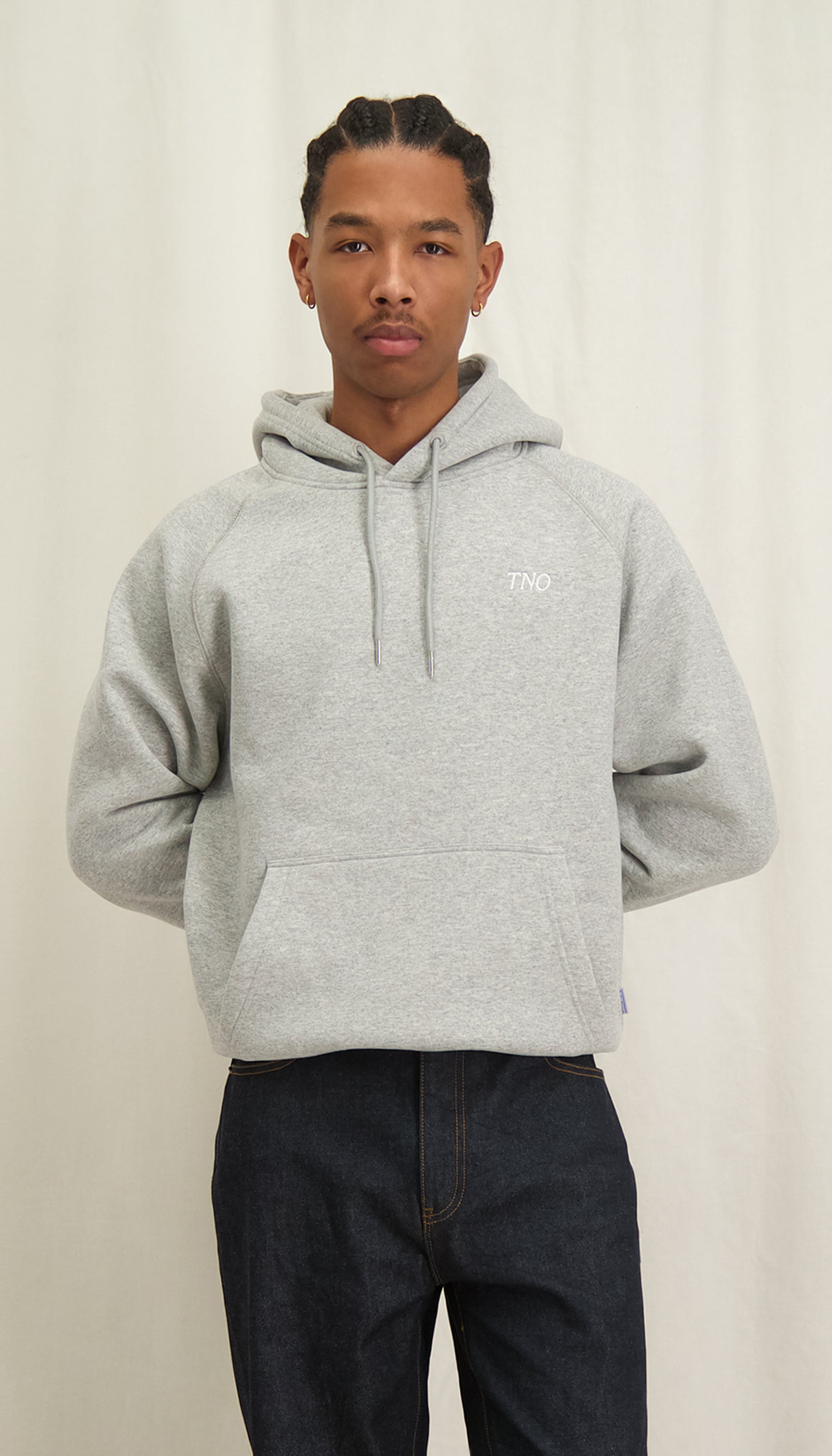 Catna Hoodie | Light Grey melange