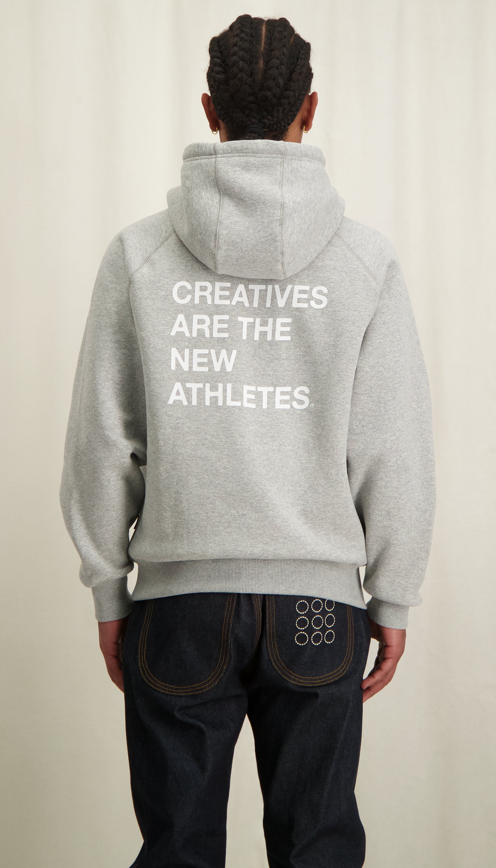 Catna Hoodie | Light Grey melange