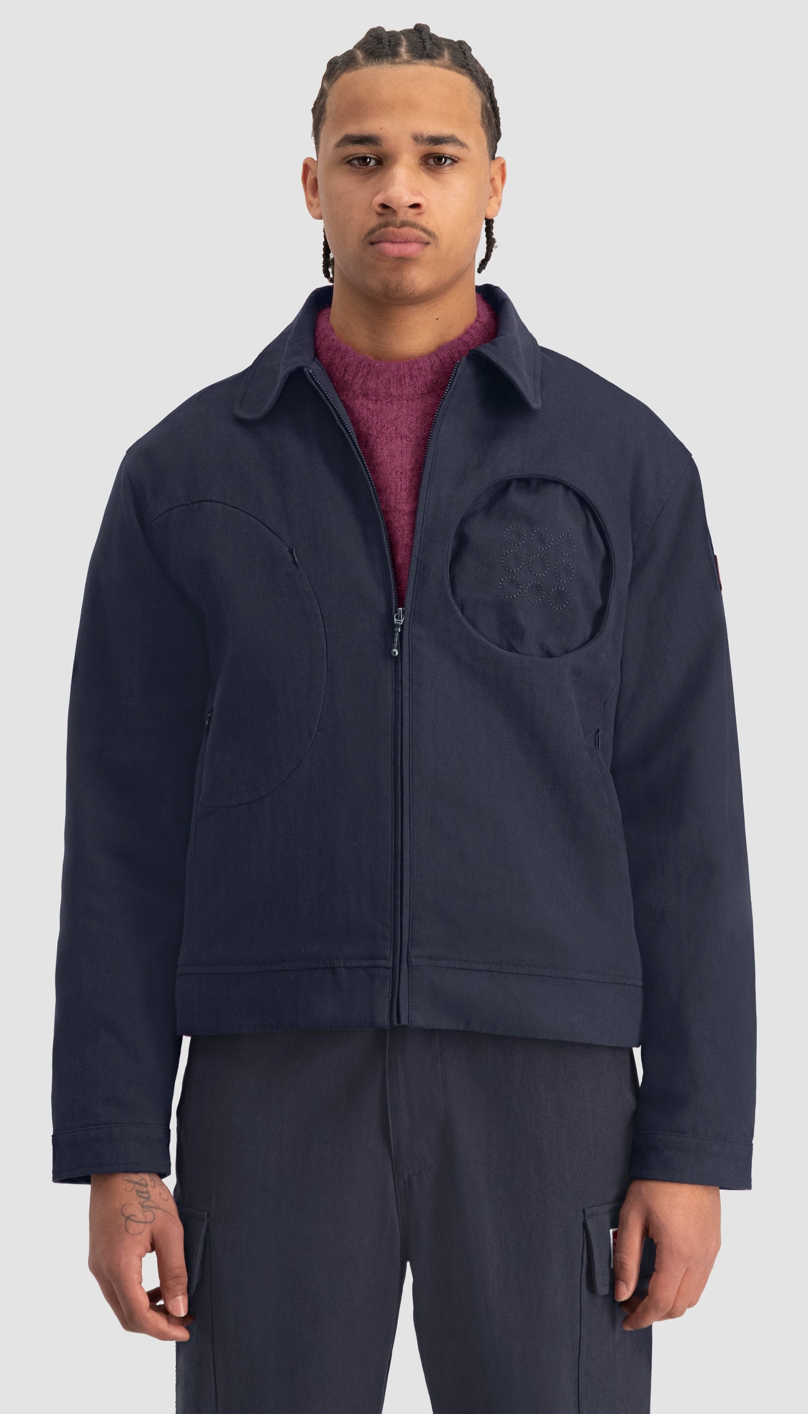 Circular Jacket Navy | Navy