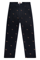 Ducks Corduroy Trousers | Stock Navy