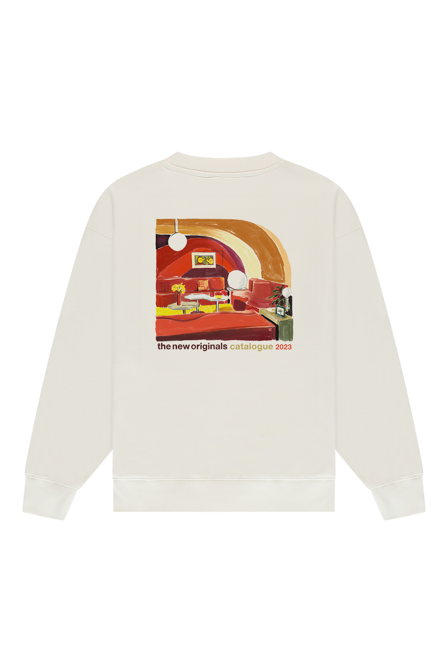 Livingroom Crewneck White Alyssum