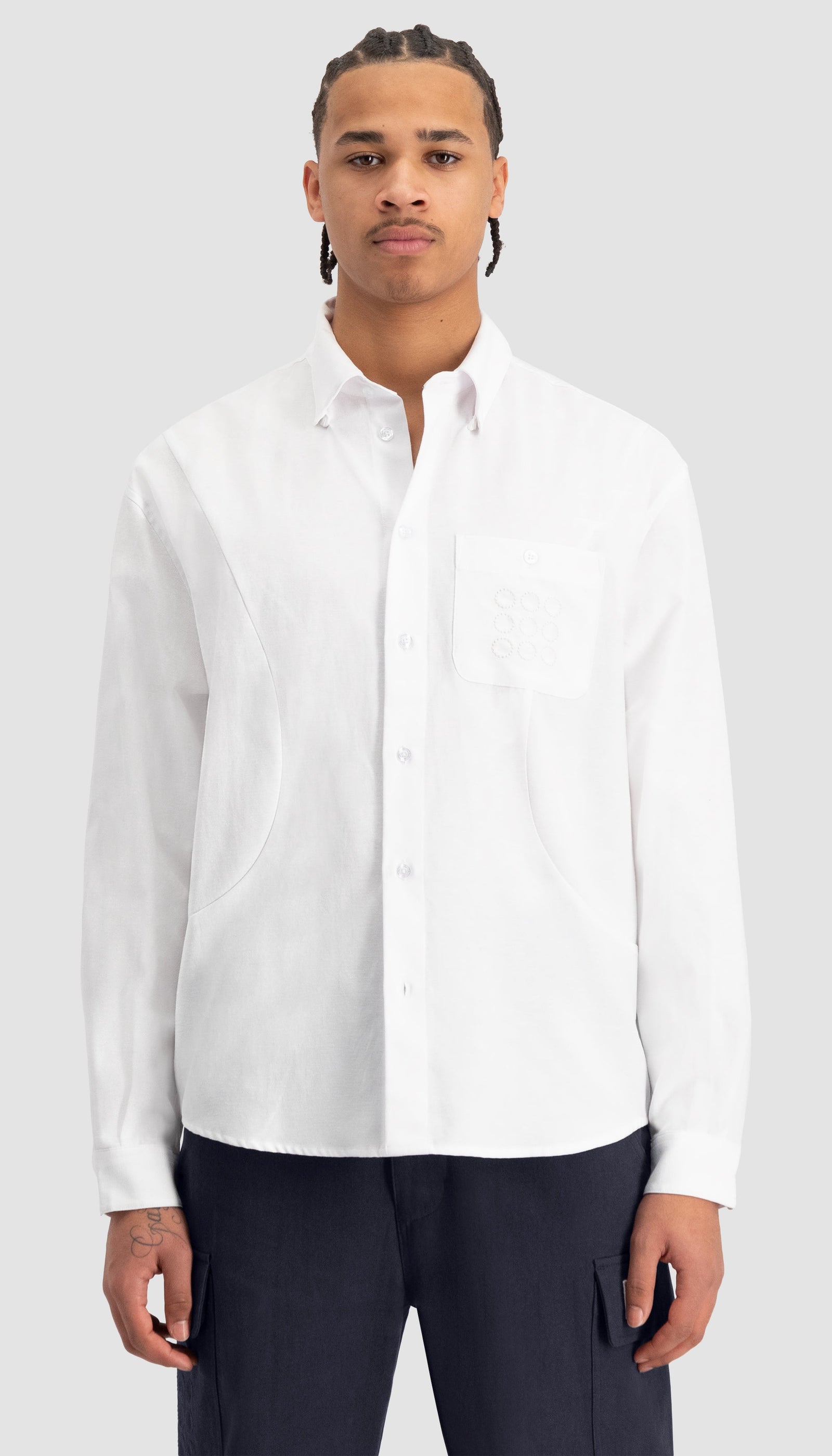 Curve Shirt Lace White | White