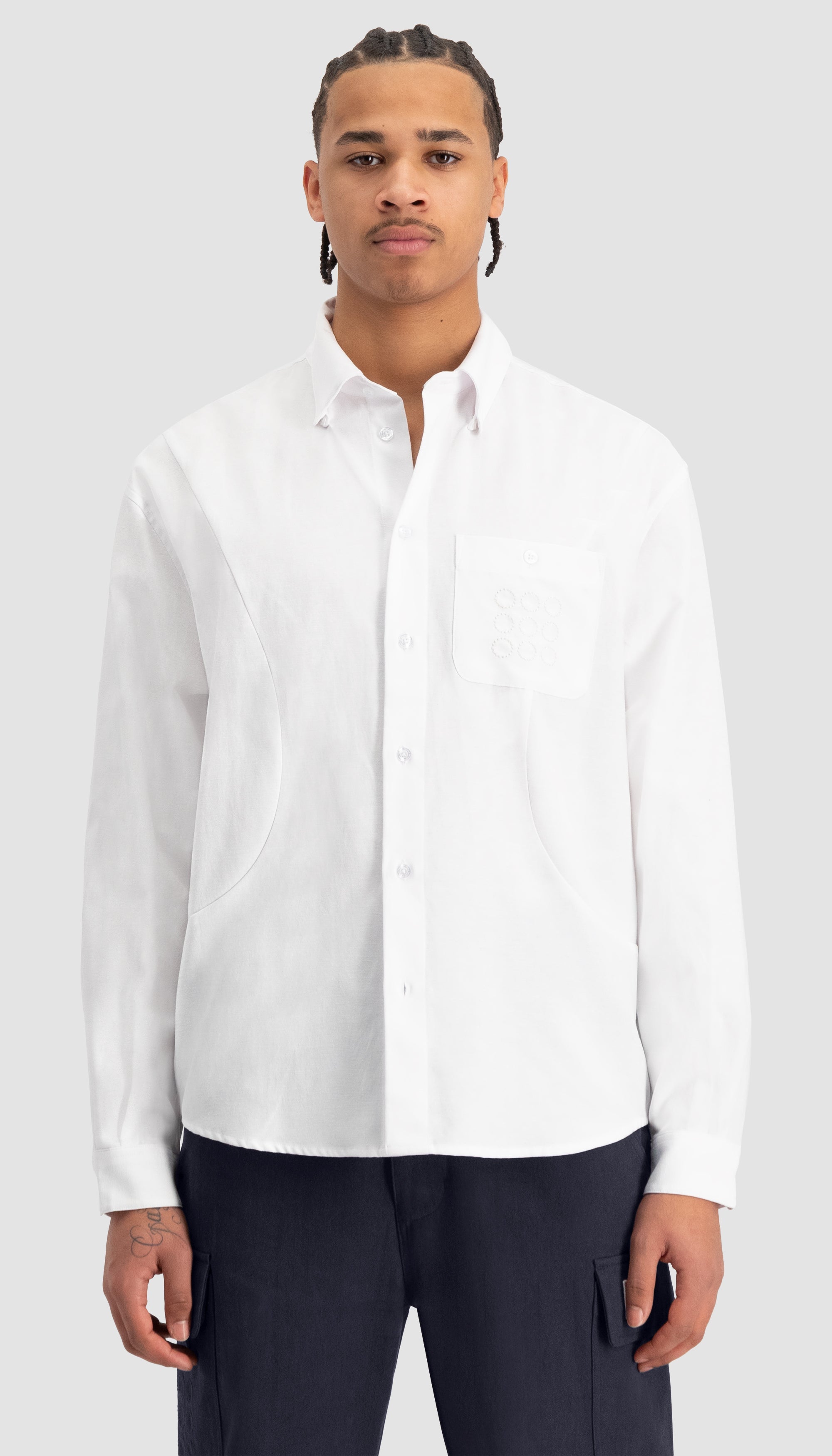 Curve Shirt Lace White | White