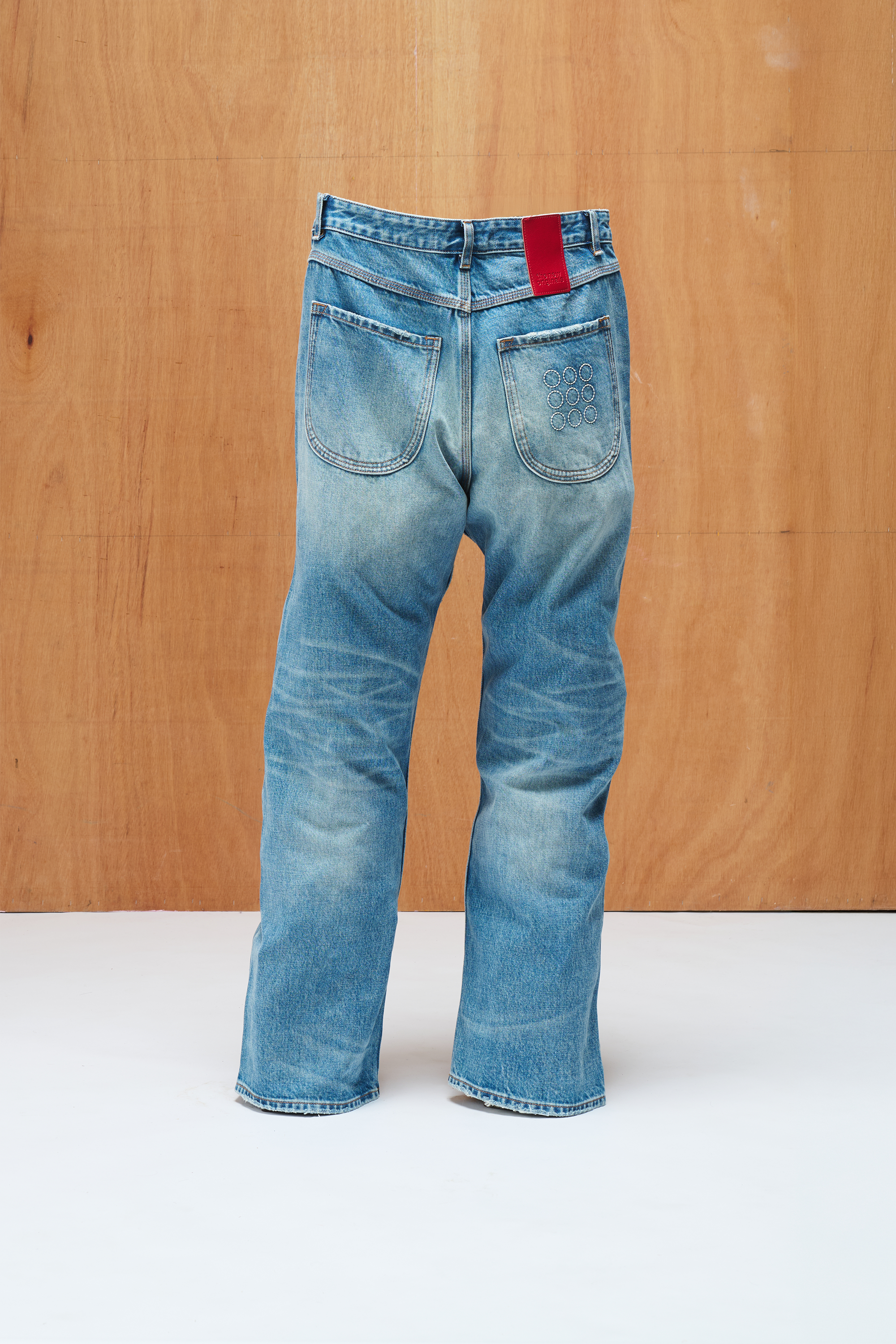 9-Dots Relaxed Jeans Light Denim