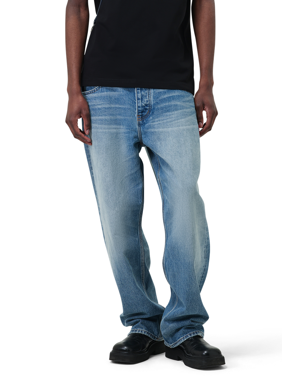 9-Dots Relaxed Jeans | Light Blue