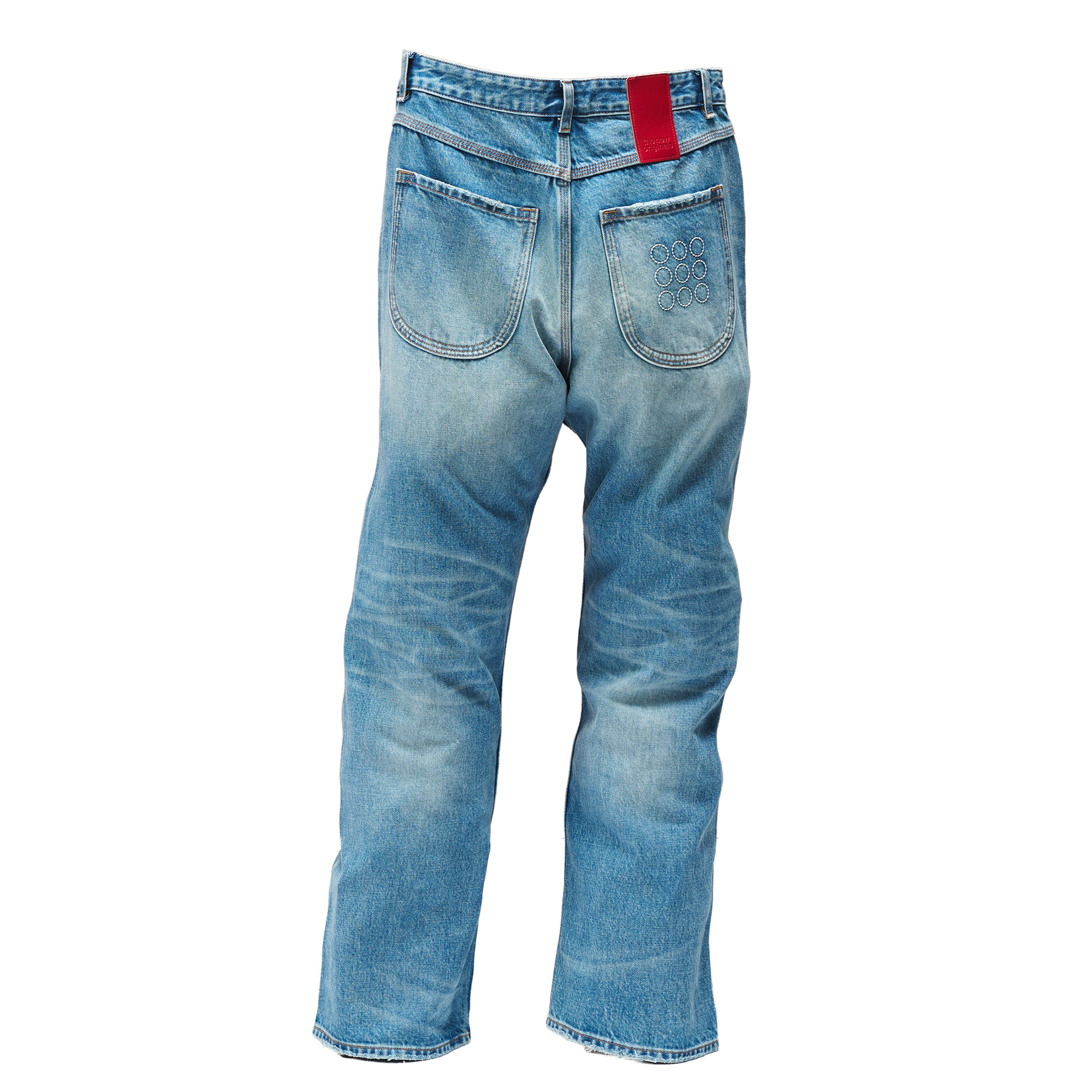 9-Dots Relaxed Jeans Light Denim