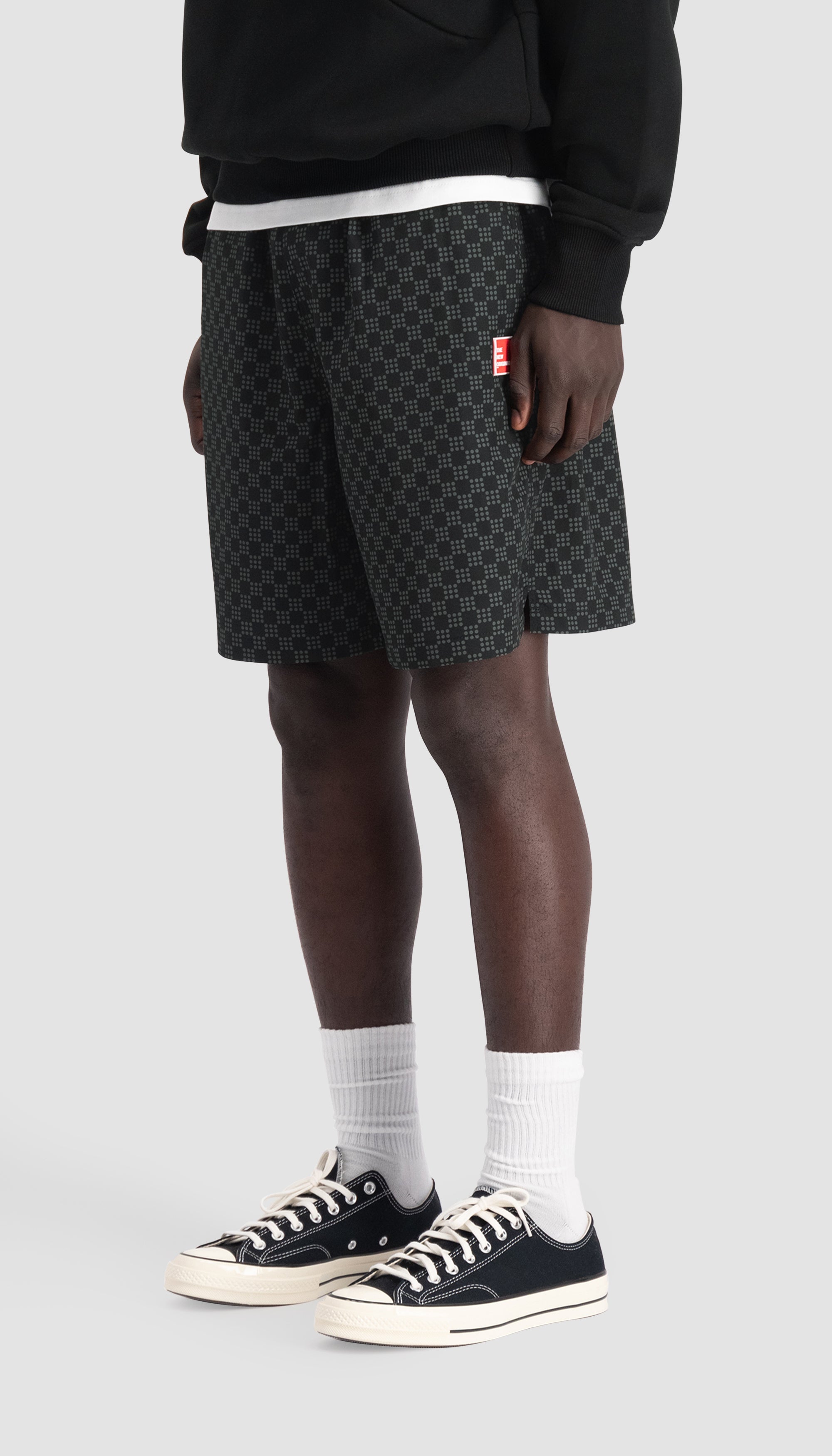 Dots On Dots Short | Black