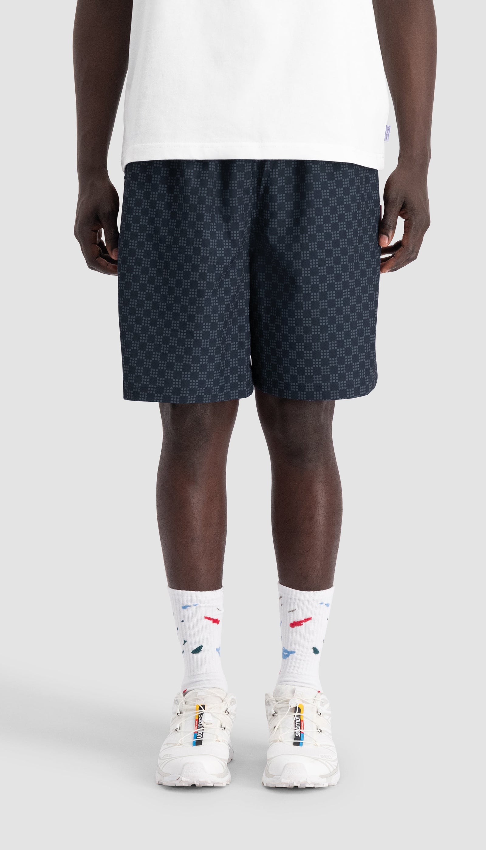 Dots On Dots Shorts | Navy