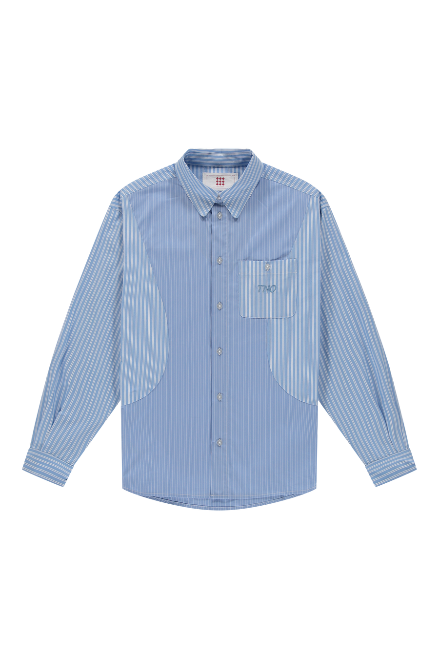 Office Curve Shirt Light Blue