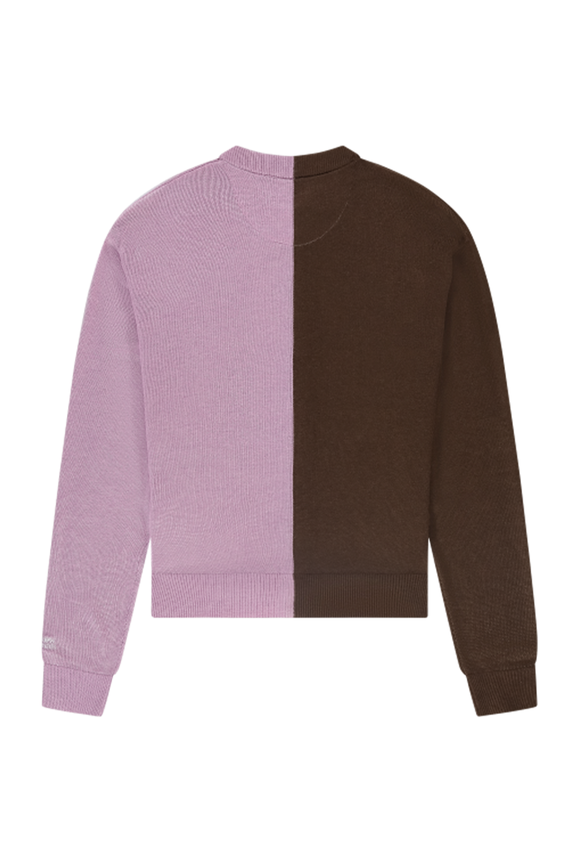 Duo Cardigan | Light Pink/ Brown