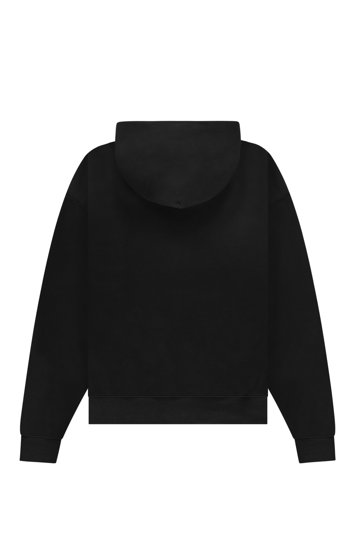 Emblem Zip Up Hoodie | Black