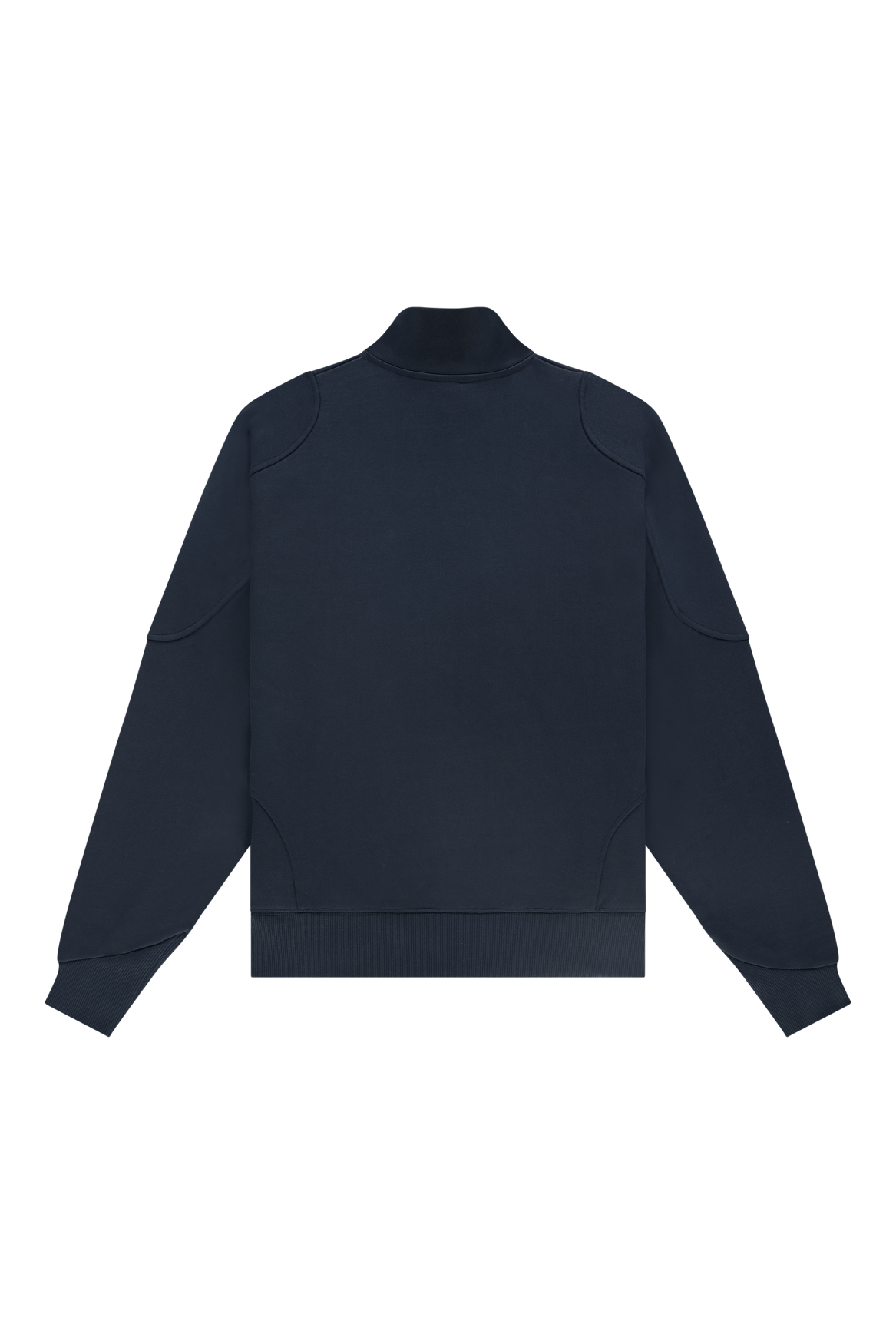 Emblem Half-Zip Sweater | Stock Navy