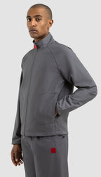 Emblem Tech Jacket Light Grey