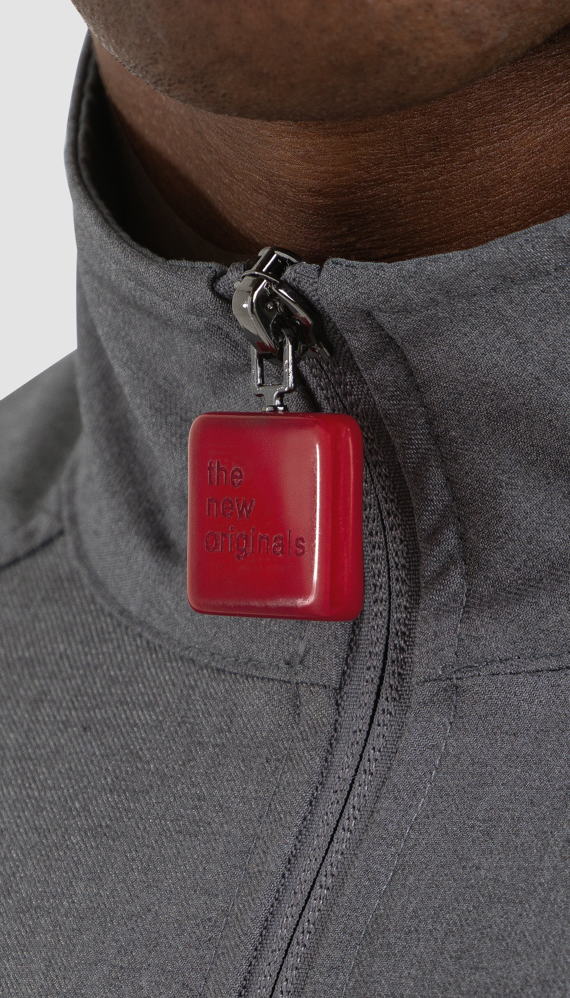 Emblem Tech Jacket Light Grey