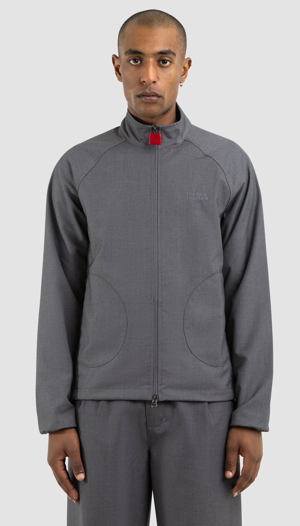 Emblem Tech Jacket Light Grey