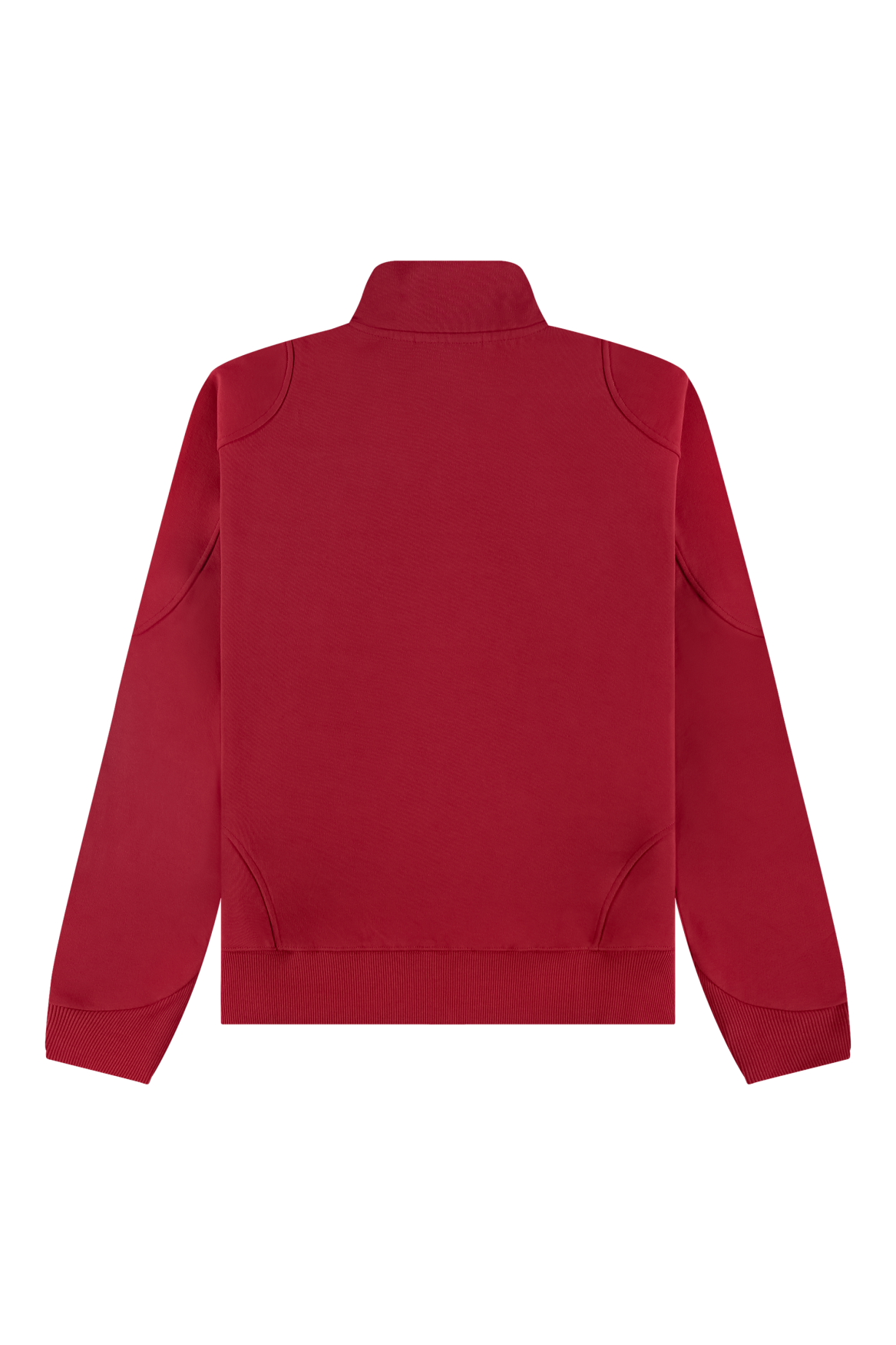 Emblem Half-Zip Sweater | Red