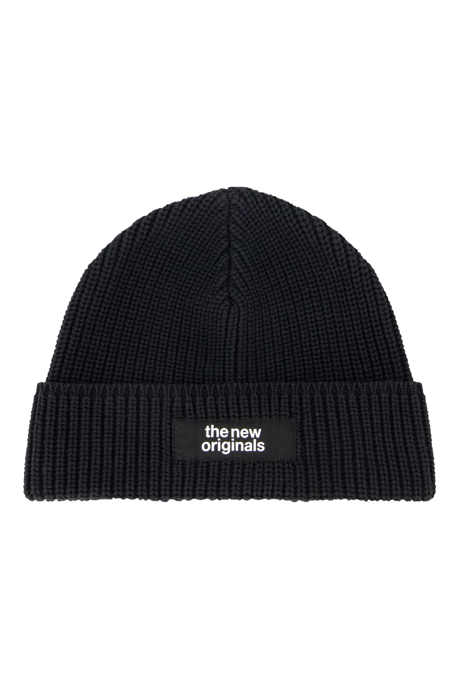 Fisherman Rib Beanie Black