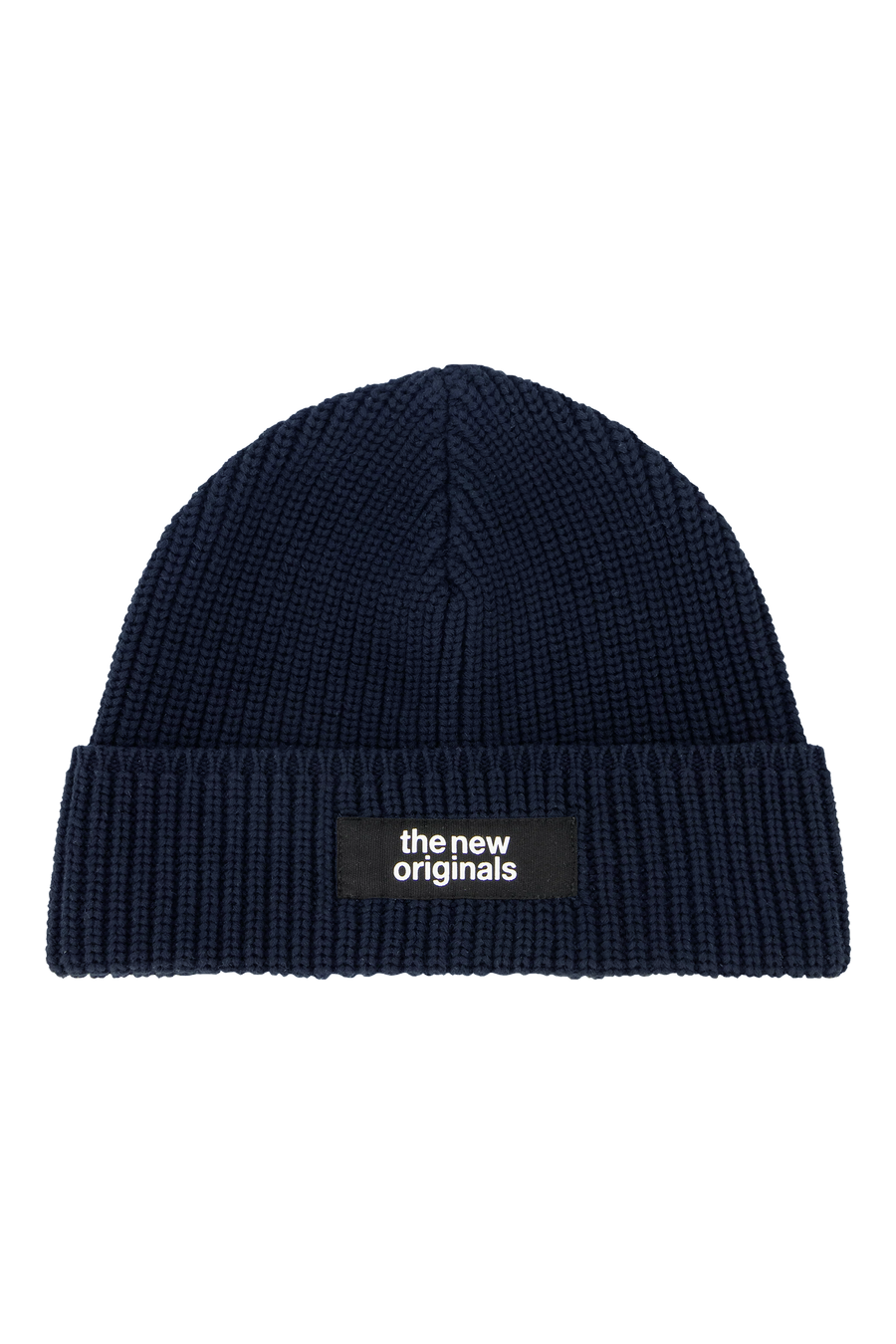 Emblem Fisherman Beanie Navy Blue