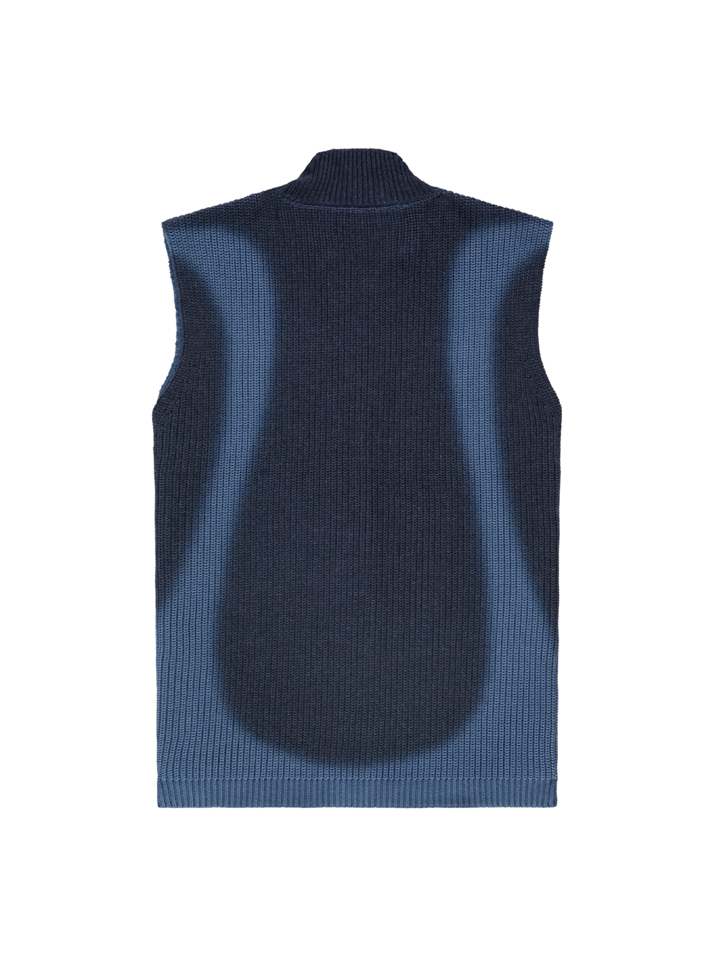 Fisherman Zip Up Vest | Navy