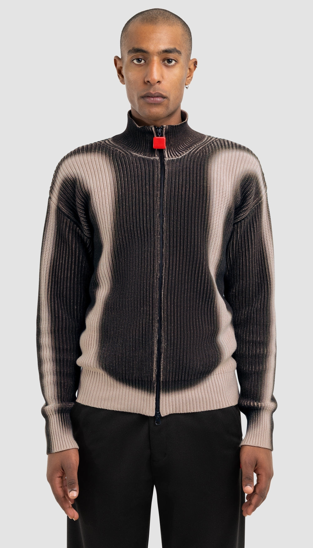 Fisherman Curve Zip Up Sweater Hummus | Hummus