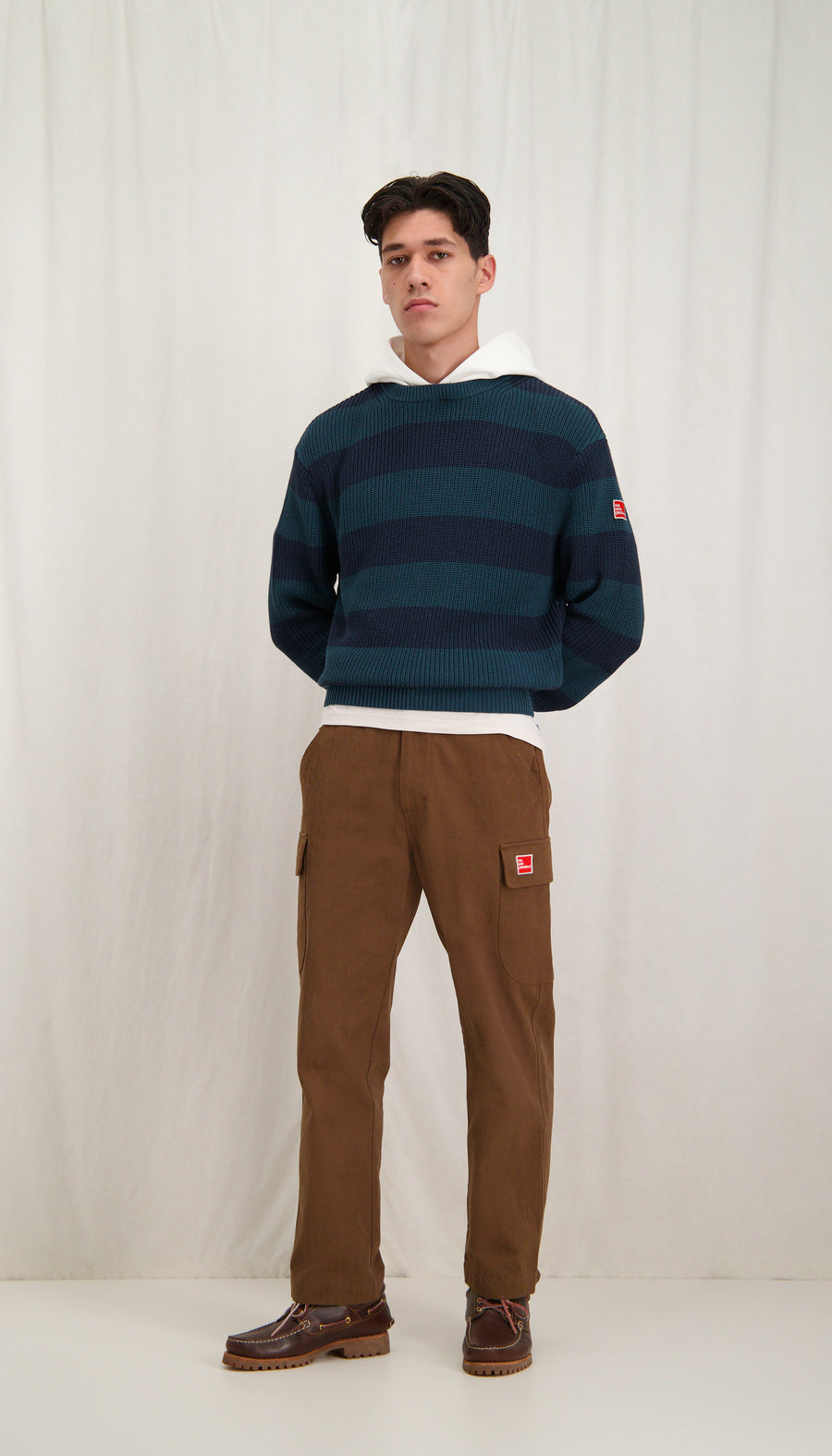 Fisherman Rib Knit Hoodie Magical Forest