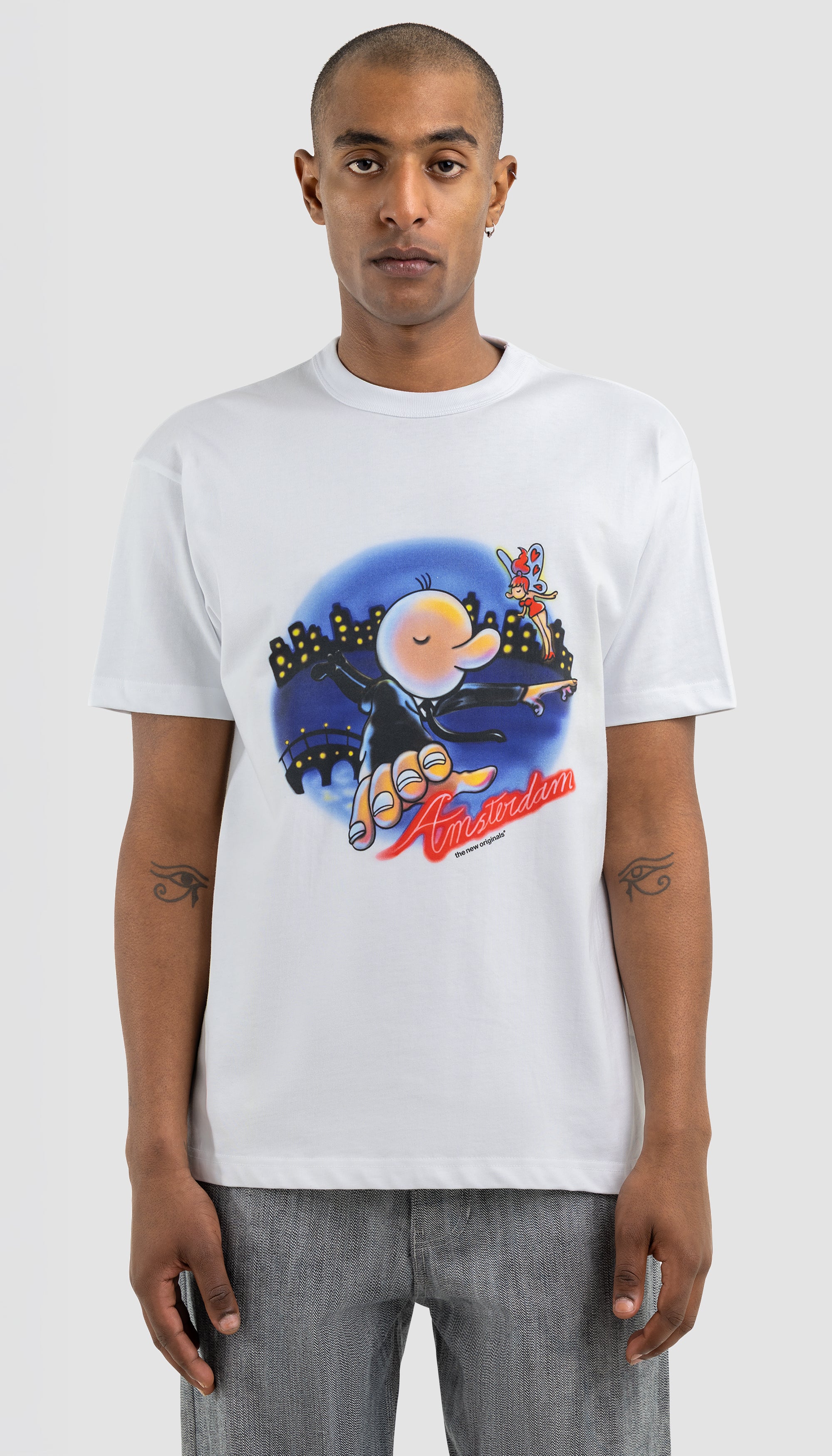 Flying Freddy Tee White