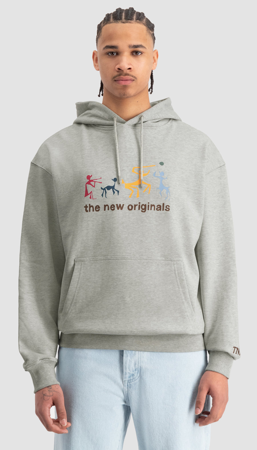 Fredasso Hoodie Grey Melange