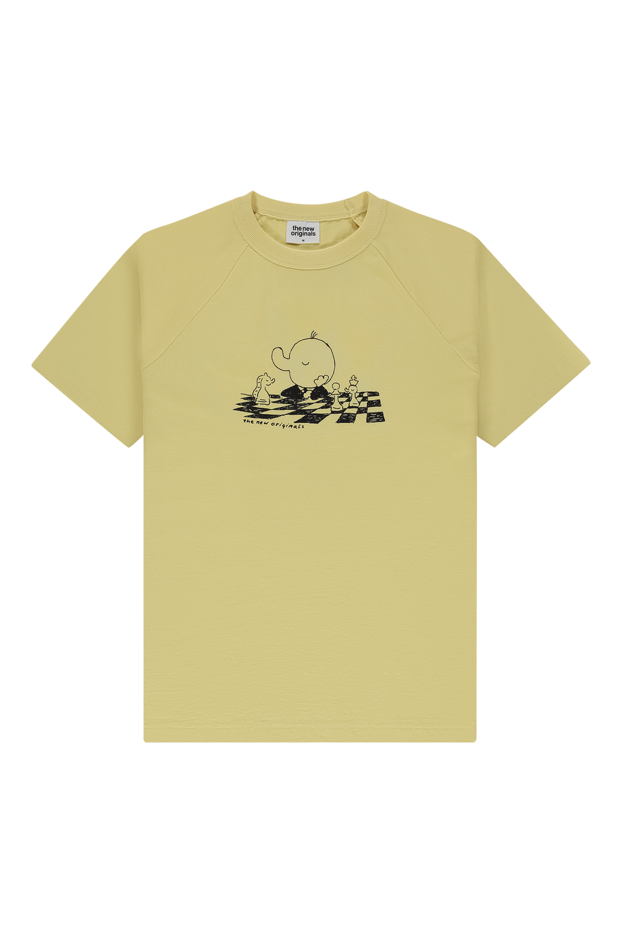 Freddy Chess Raglan Tee Butter Yellow