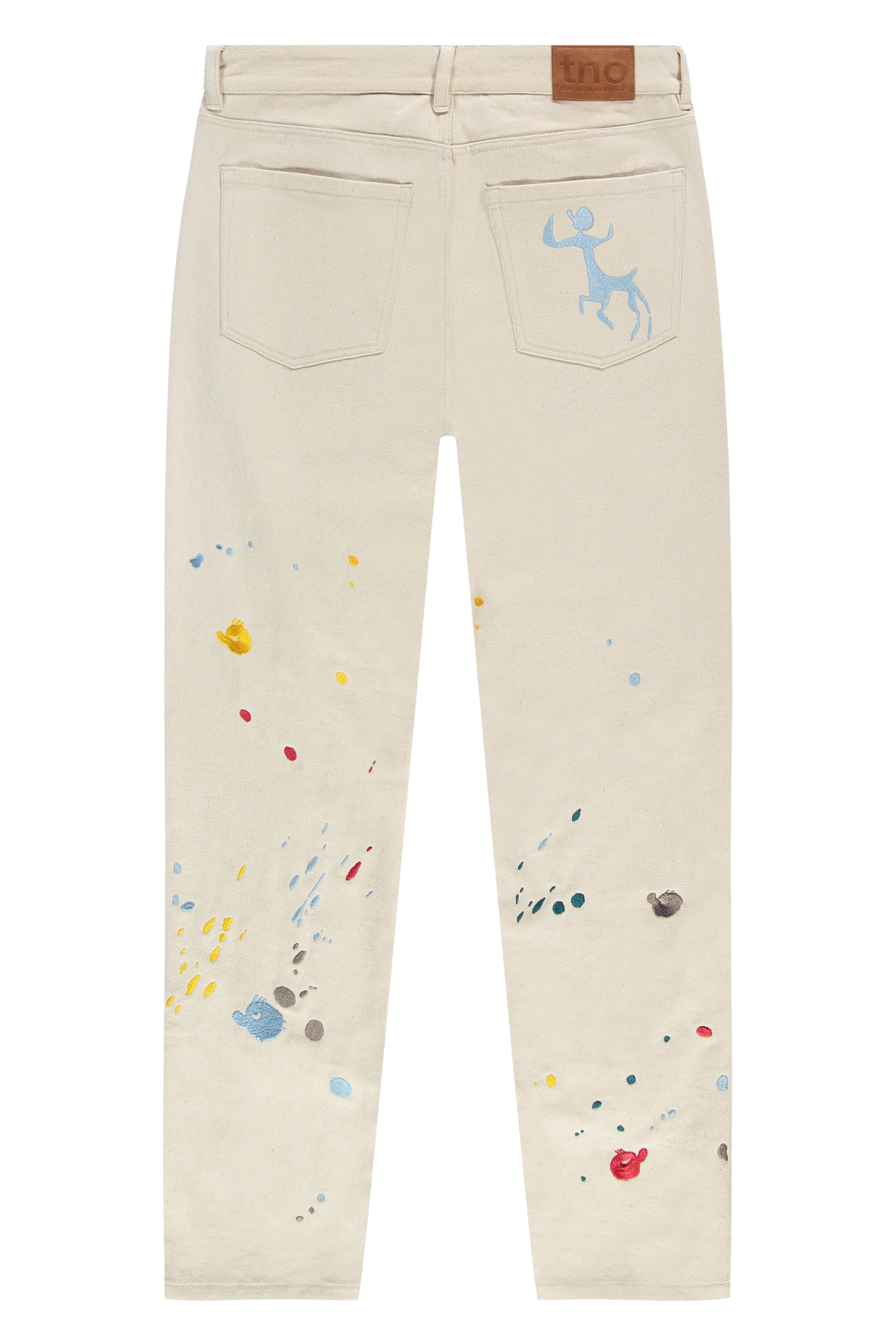 Freddy Paint Jeans | White Alyssum