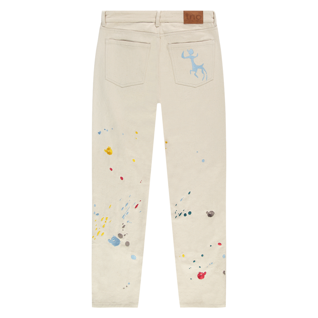Freddy Paint Jeans White Alyssum