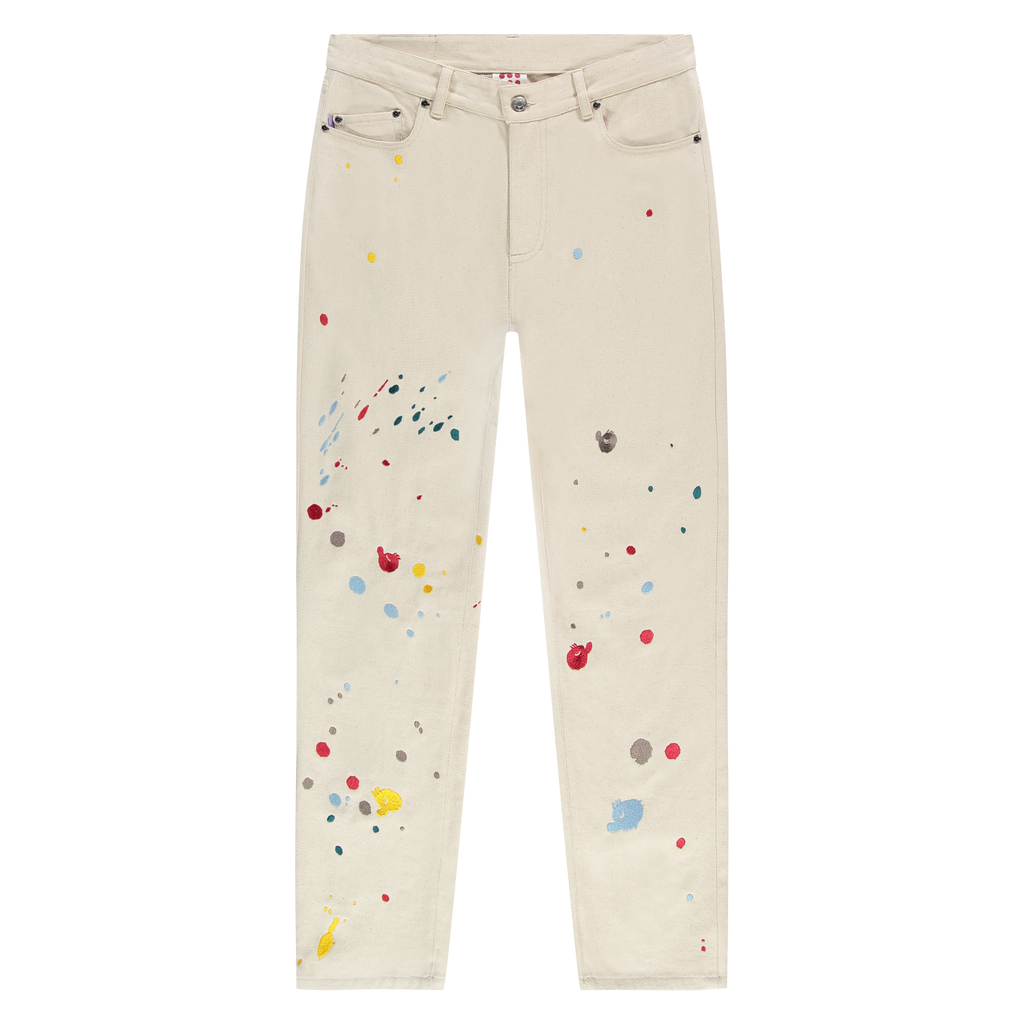 Freddy Paint Jeans White Alyssum