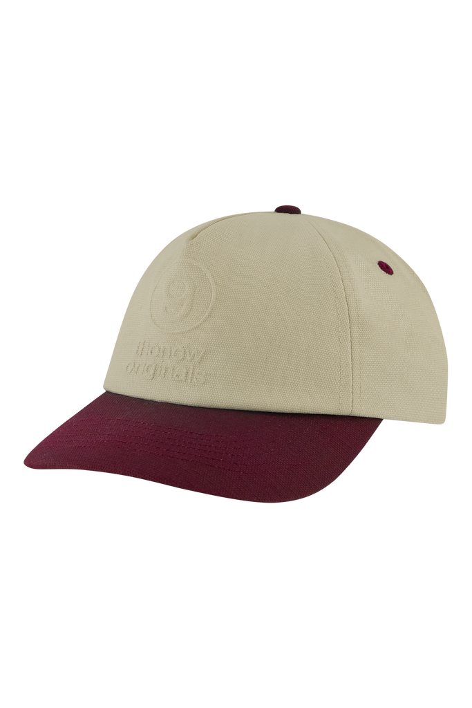9 Emblem Cap Barbados Cherry / White