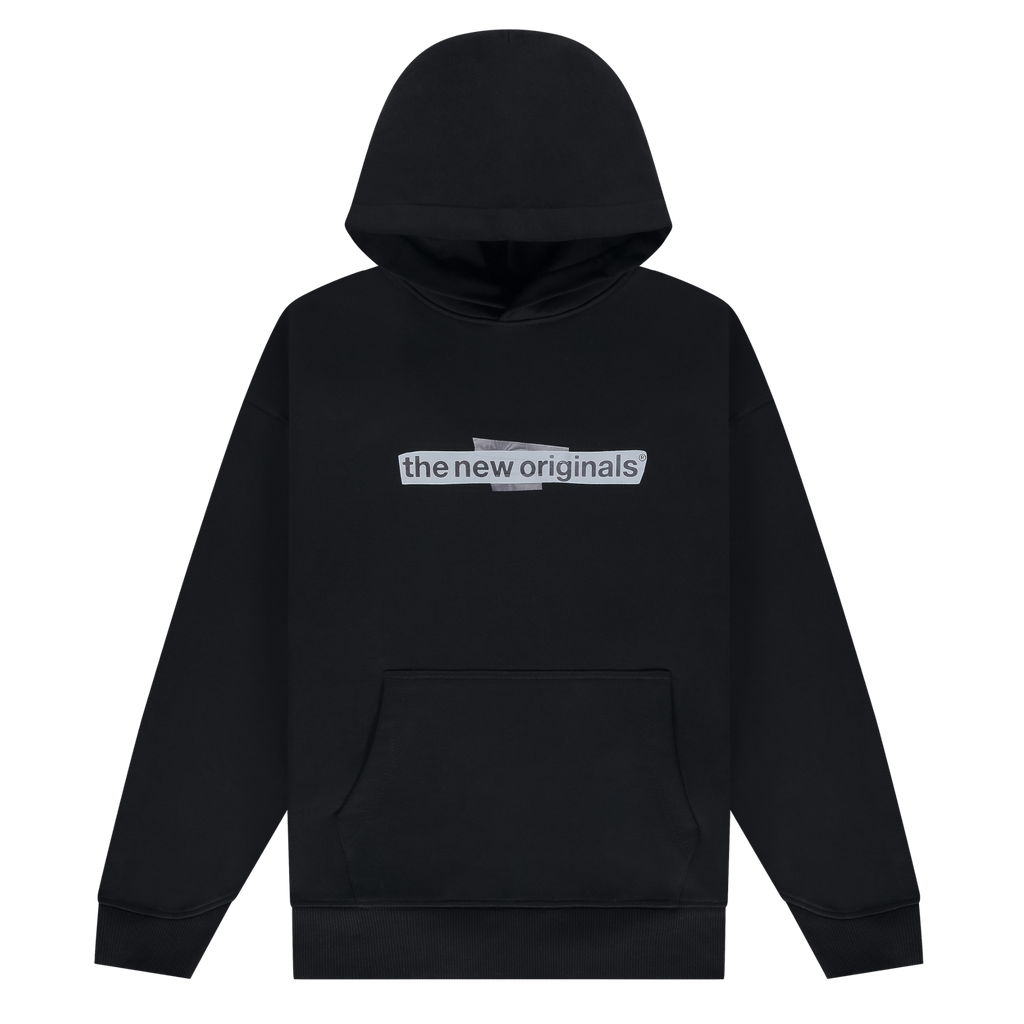 The New Originals Taped Hoodie Black