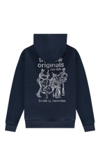 Jazz Club Hoodie Navy Blue Front-2