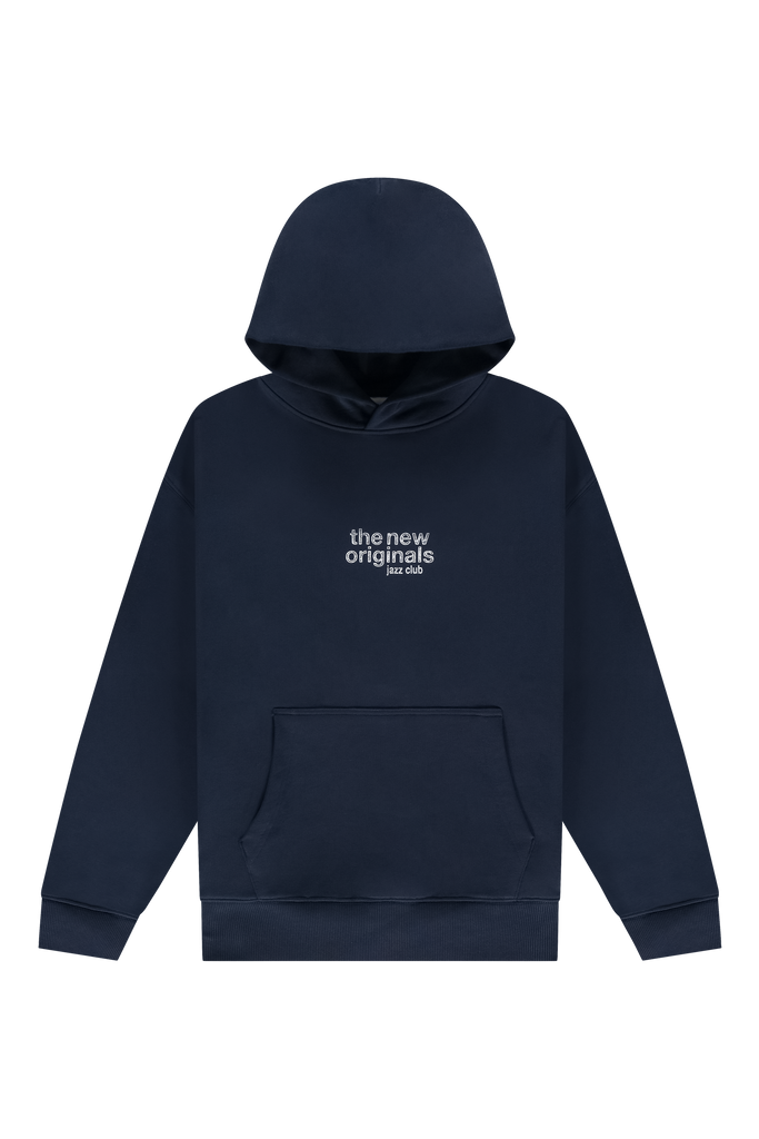 Jazz Club Hoodie Navy Blue