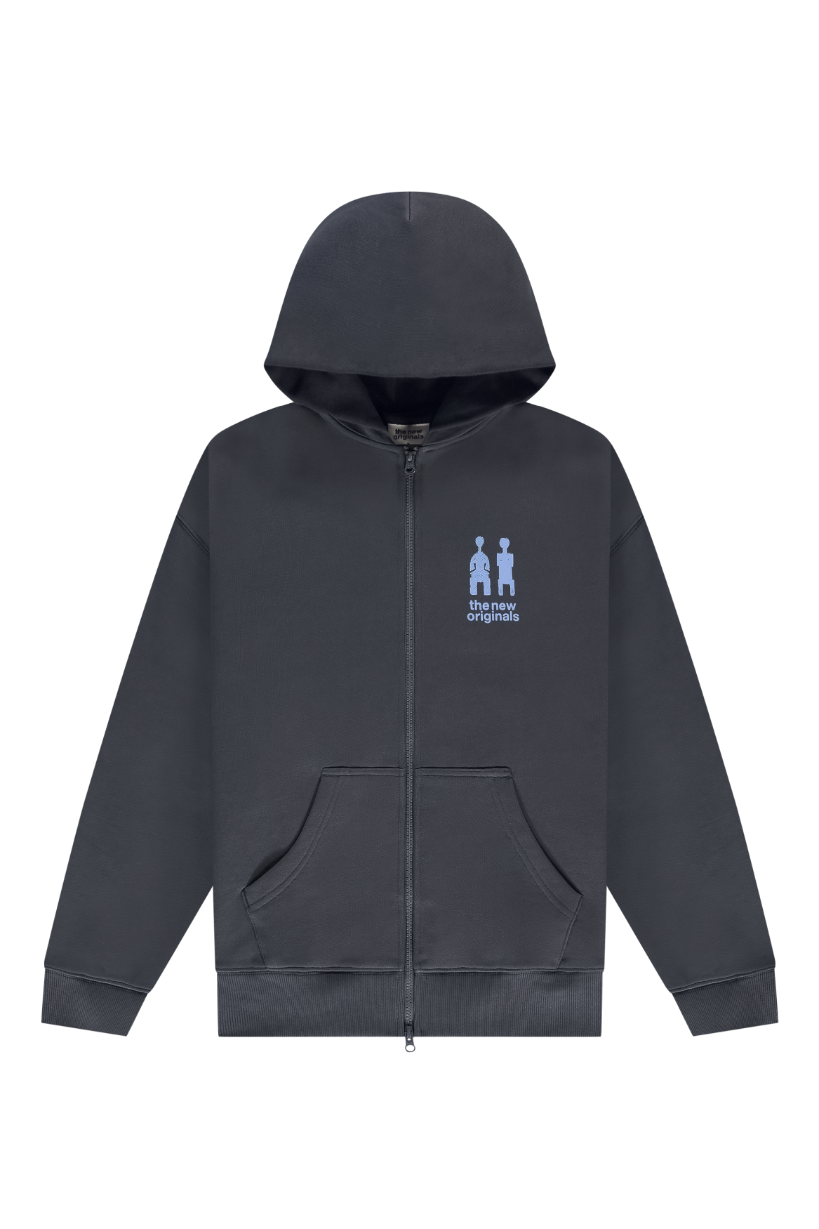2 Figures Zip Up Hoodie | Black Oyster