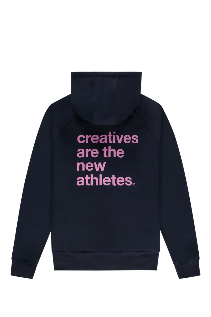 Catna Hoodie Navy Blue/Pink