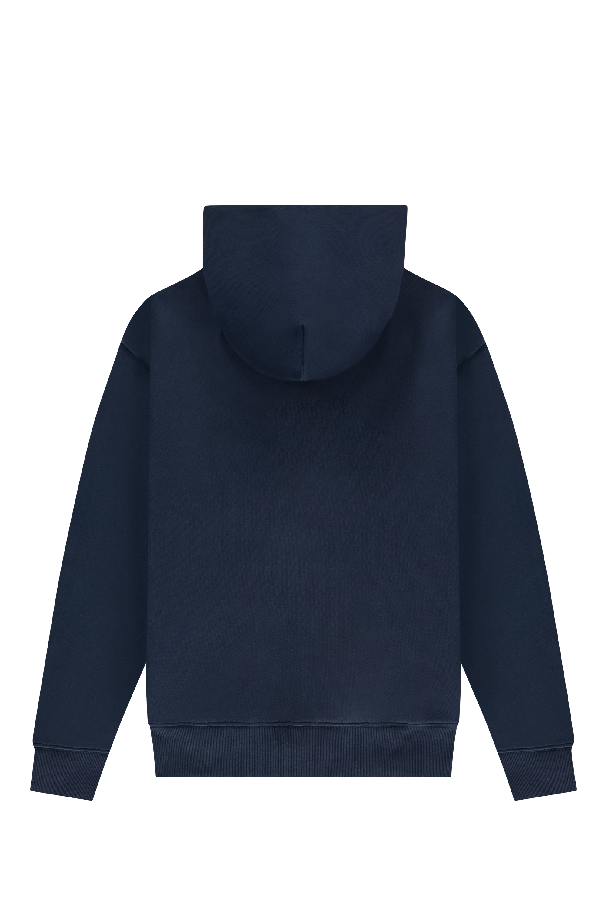 Big Logo Zip Up Hoodie Navy Blue / Pink