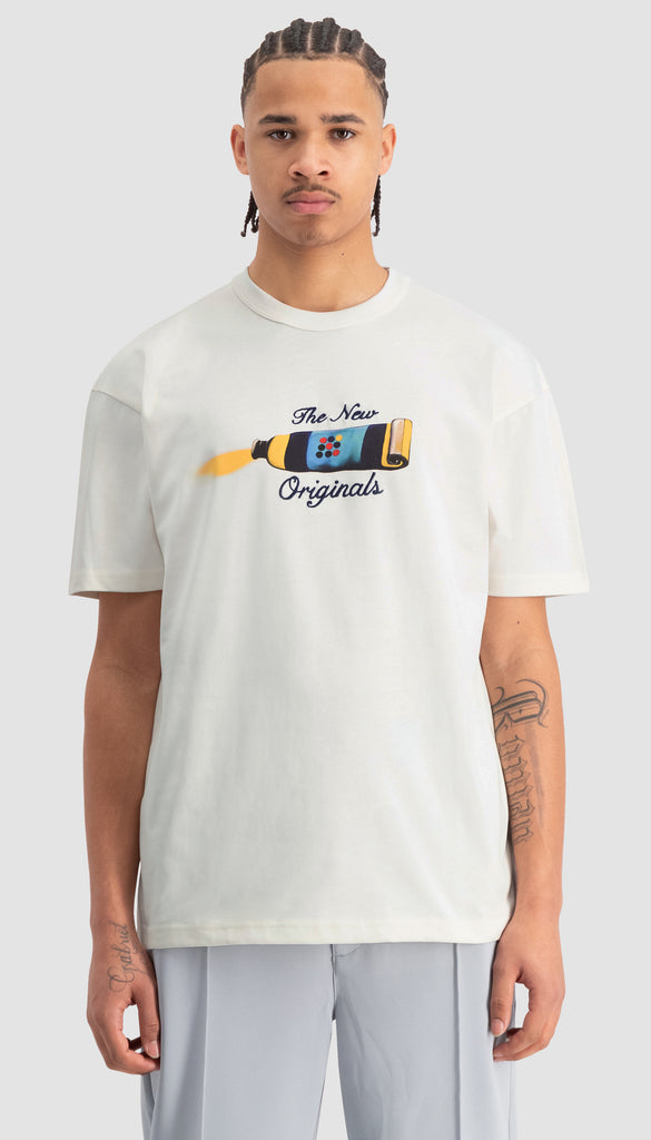 Ink Tube Tee White Alyssum