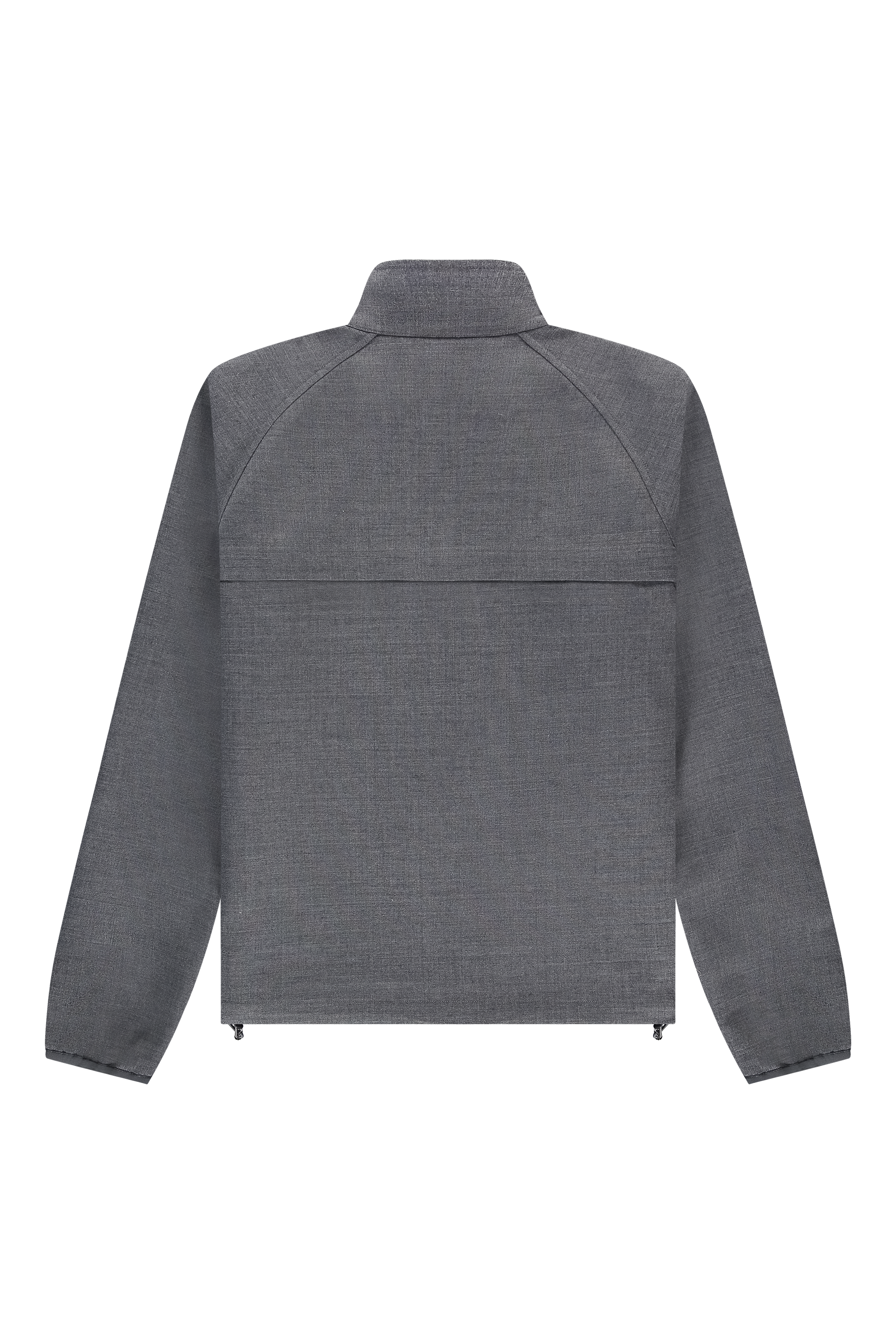 Emblem Tech Jacket Light Grey Back -2