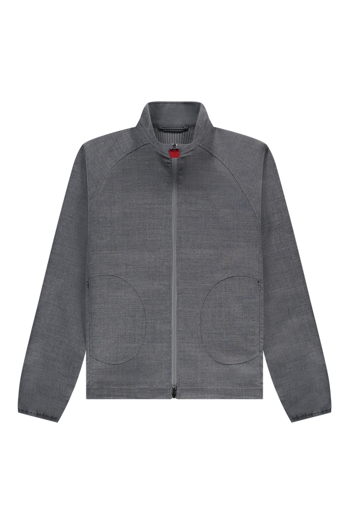 Emblem Tech Jacket Light Grey